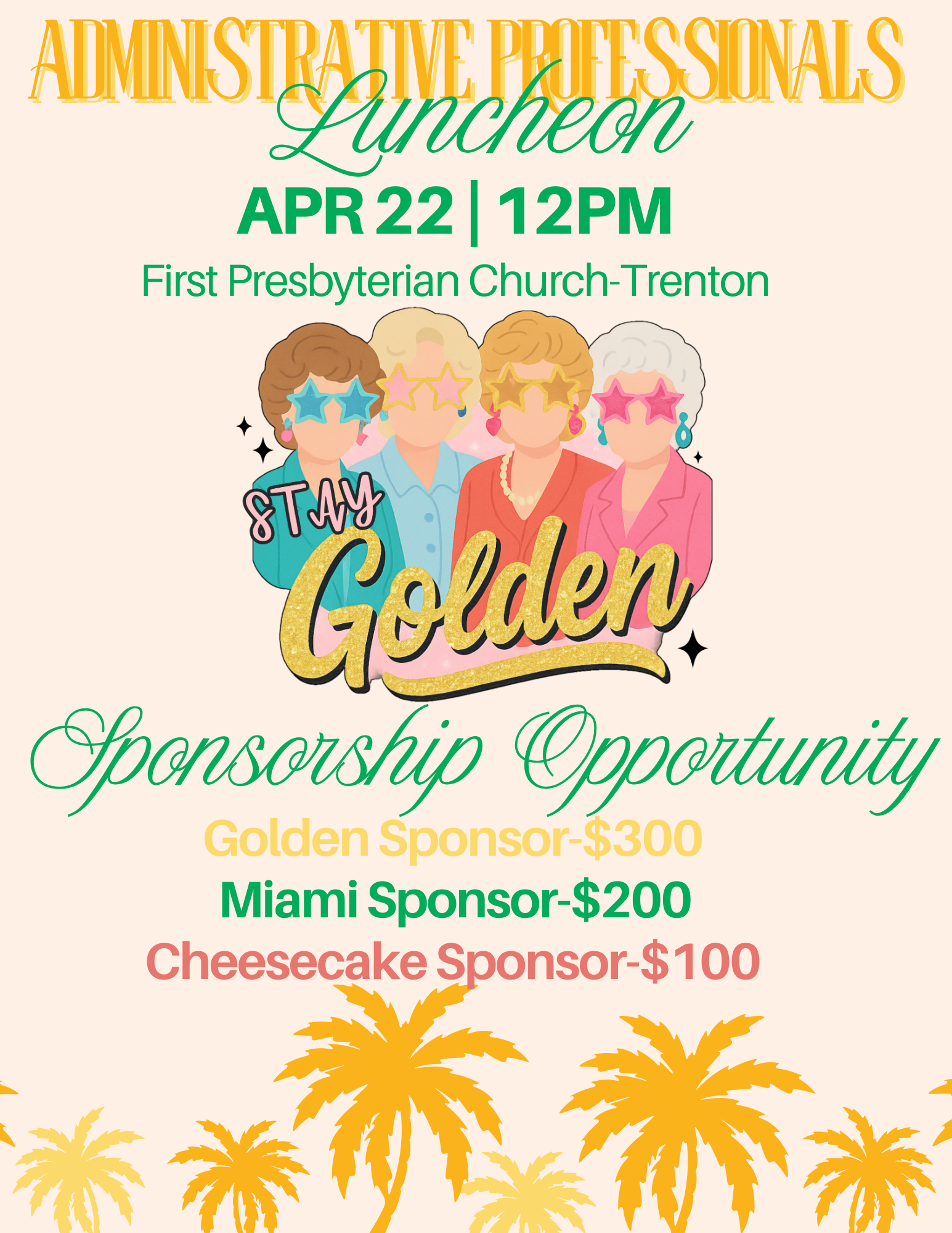 Sponsorships Available