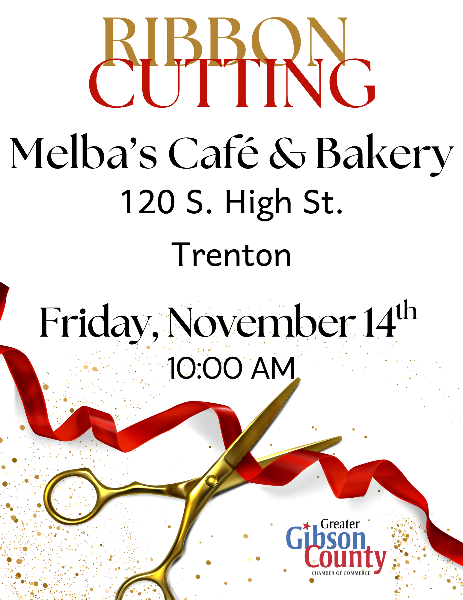 Ribbon Cutting Melbas